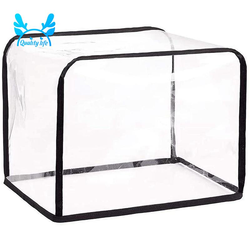 Toaster Oven Dust Cover Kitchen Appliance Cover Transparent Breakfast