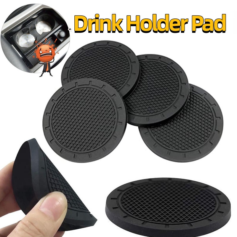 Universal 1PC Car Water Coasters Non Slip Coaster Car Cup Holder Mat