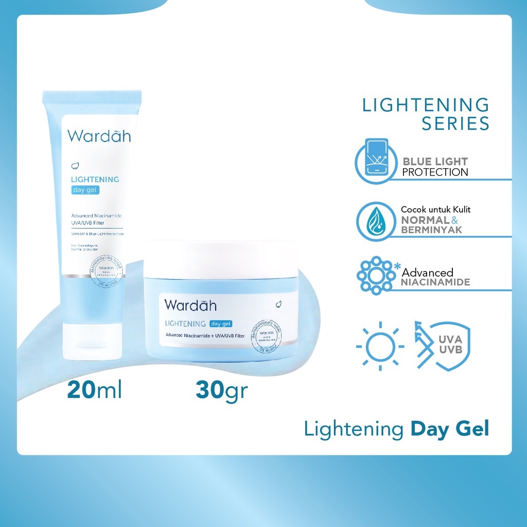 WARDAH Lightening Day Gel pelembab pagi (20ml) Shopee Malaysia
