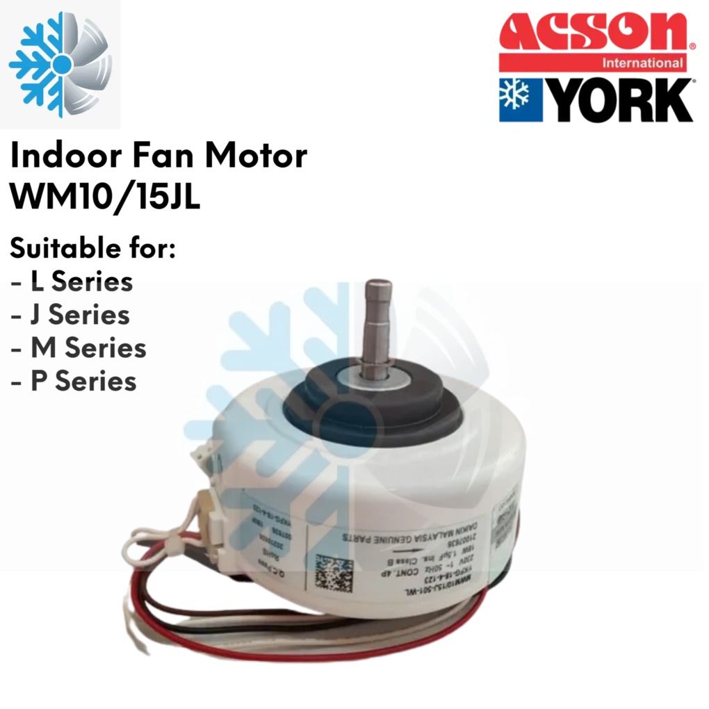 Daikin Indoor Fan Motor (Blower Motor) 10/15JL Shopee Malaysia