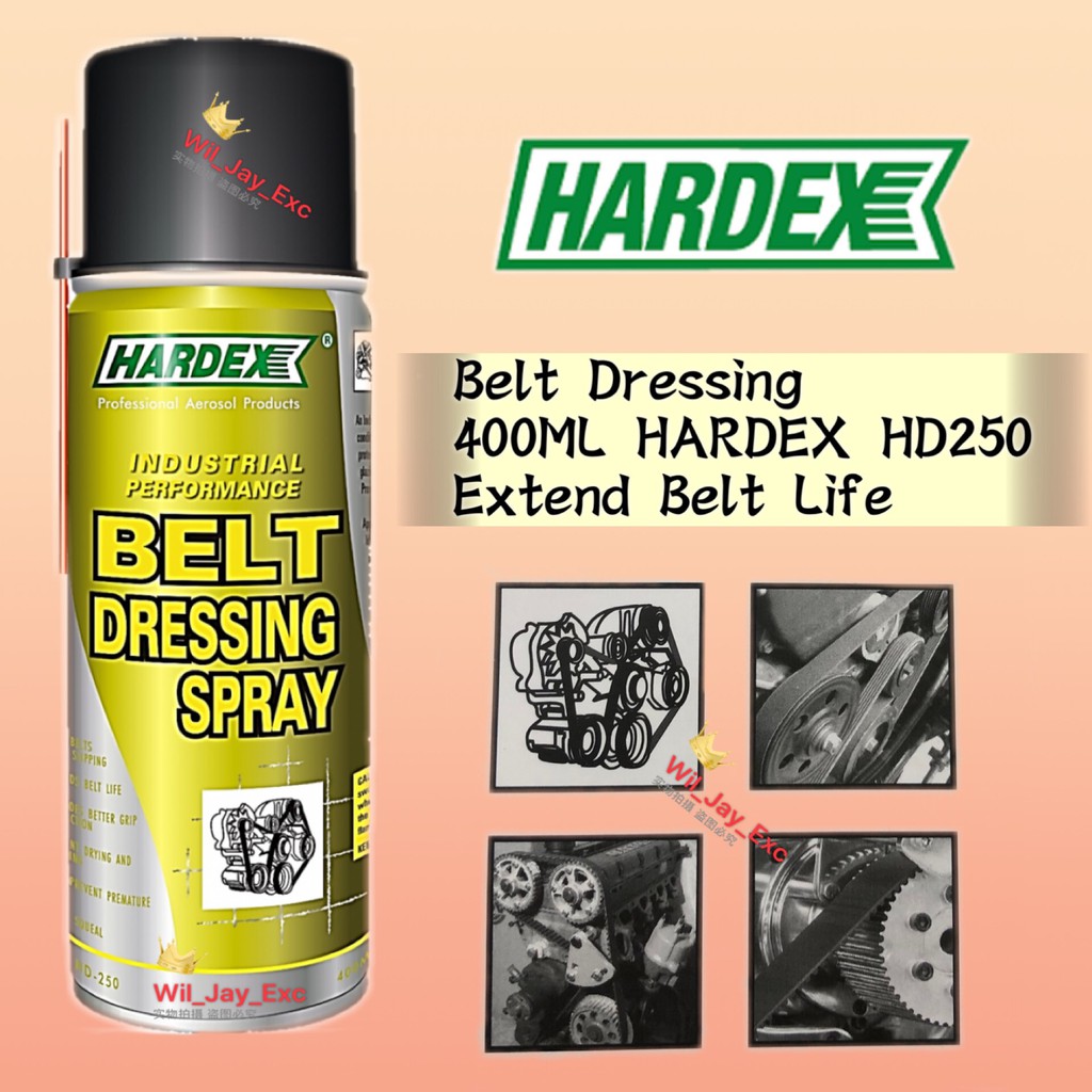 HARDEX HD250 BELT DRESSING LUBRICANT SPRAY 400ML HD250 Shopee Malaysia