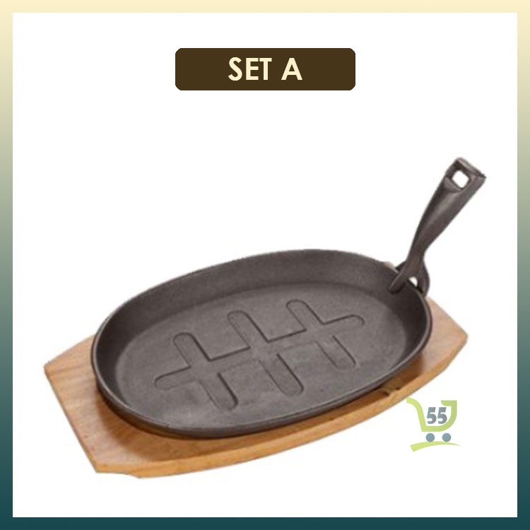 𝟱𝟱𝗦𝗣𝗘𝗘𝗗𝗠𝗔𝗥𝗧 FULL SET 917 PINGGAN BESI SIZZLING / OVAL SIZZLING HOT