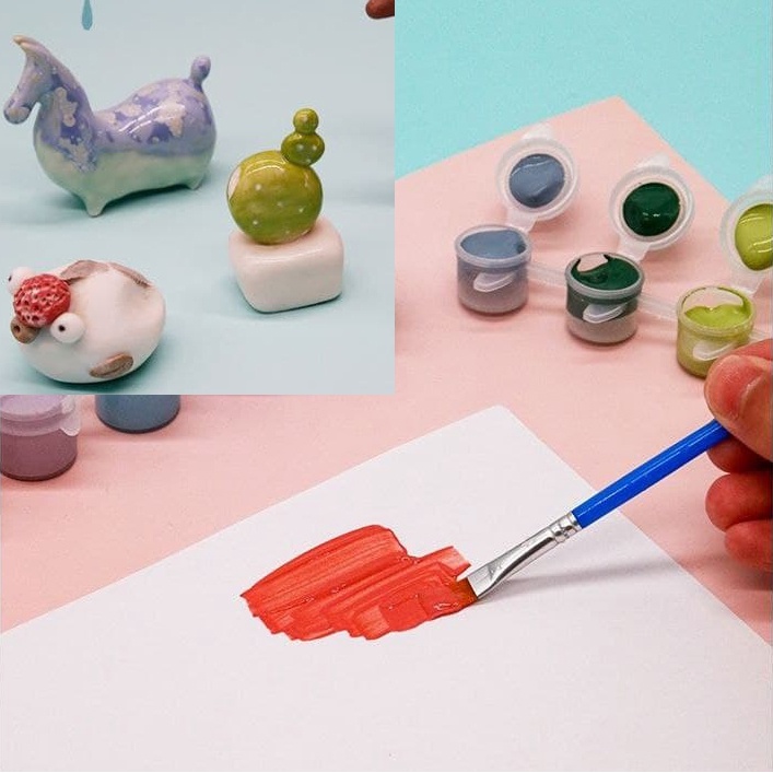 Concentrated Pottery Clay Underglaze Pigment Set NonToxic Middle