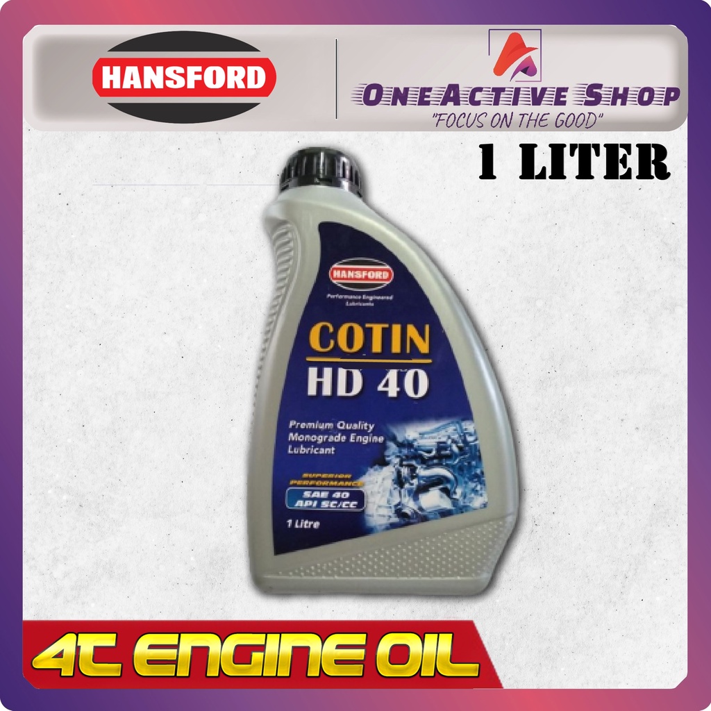 (1L) HANDSFORD 4T ENGINE OIL 4Stroke 4T Lubricate Engine Oil