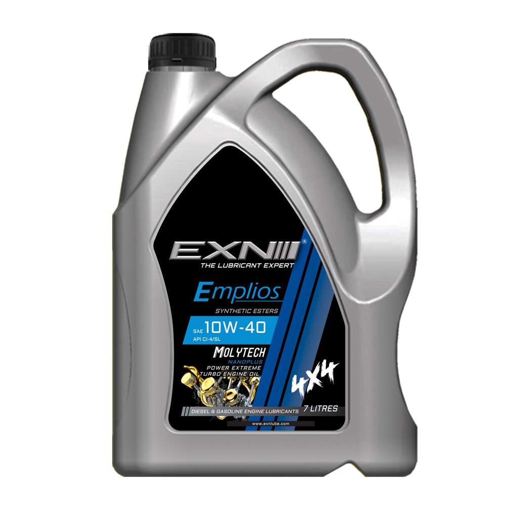 EXN Emplios SAE 10W40 Semi Synthetic Engine Oil (7 liter) Shopee