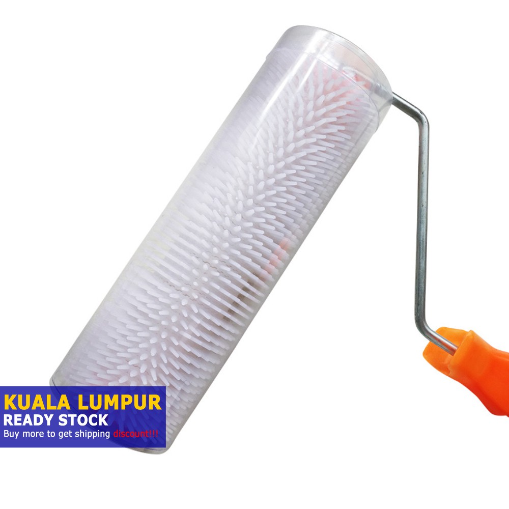 9" Epoxy Paint Roller for Floor Painting 13mm Spike Needlepunched