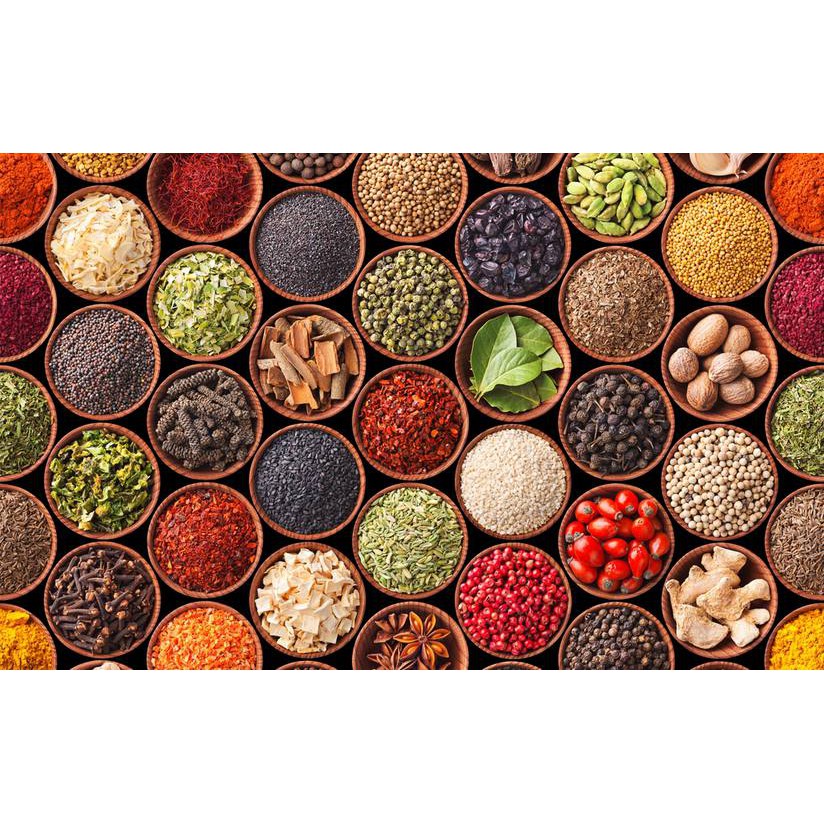 [MD KETO] 100 Natural Organic herb spice Garlic Cumin Chili Cinamon Ginger Tumeric Powder Flake