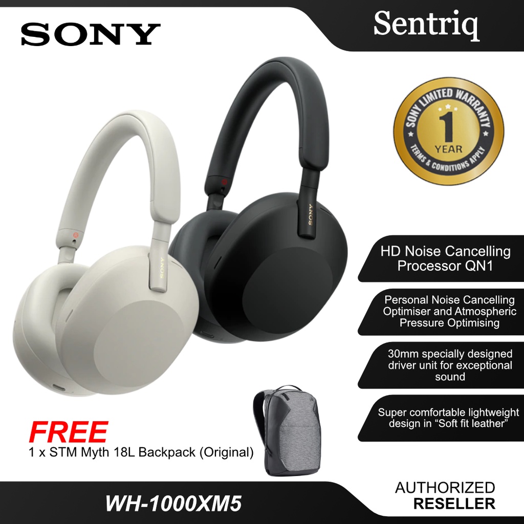 Sony WH1000XM5 Wireless NoiseCanceling Headphones (Original) from
