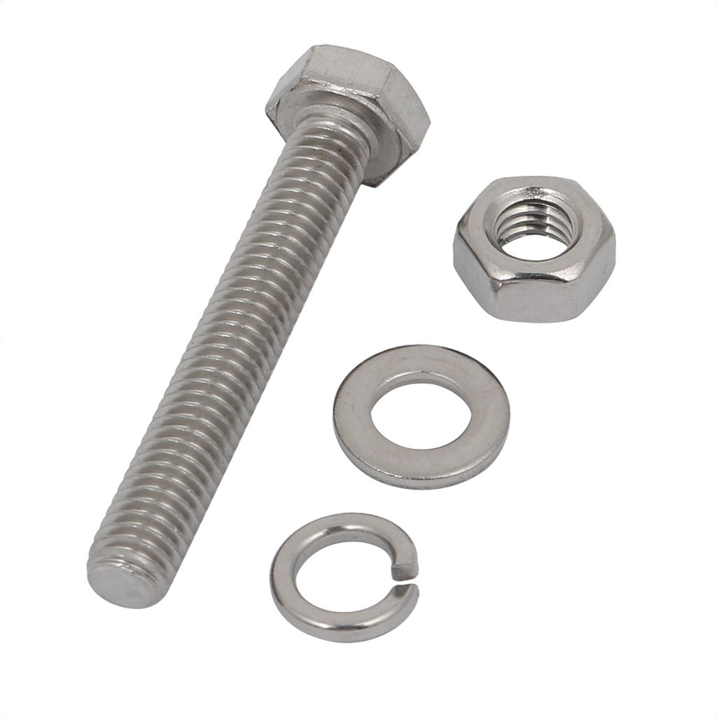 Stainless Steel Hex Bolt And Nut M6 X 40mm Shopee Malaysia