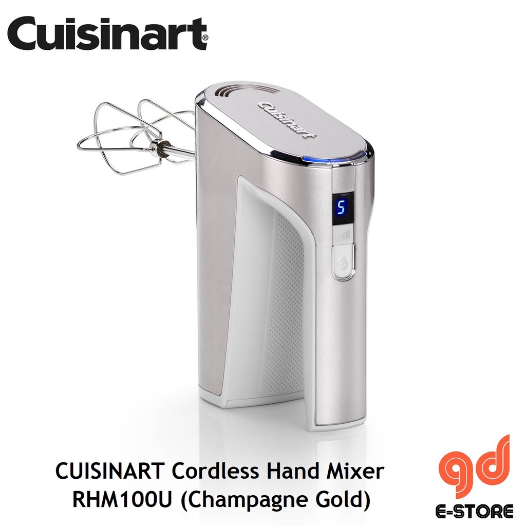 CUISINART Cordless Hand Mixer RHM100U Wireless Rechargeable Power