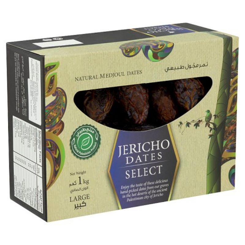 Jericho Medjoul Dates (1KG) Kurma Medjool Palestine Jericho in Carton