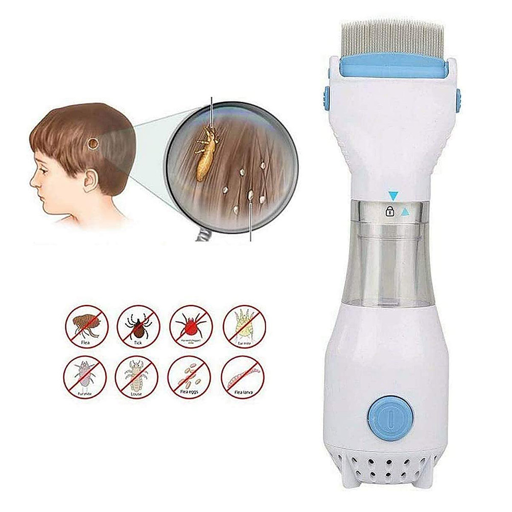 Beauty Electric Lice Comb Animal Vacuum Electric Filter Hair Cleaner