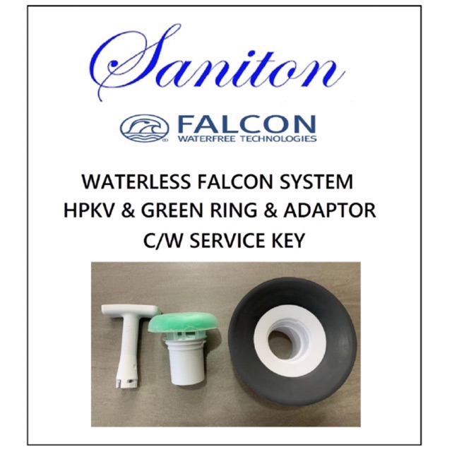 FALCON SYSTEM WATERLESS URINAL (NO WATER CONSUMPTION) FALCON GREEN