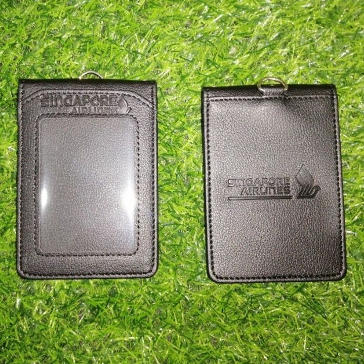 ID Card Holder SINGAPORE AIRLINES PU Leather Multicard 5 Slots Shopee