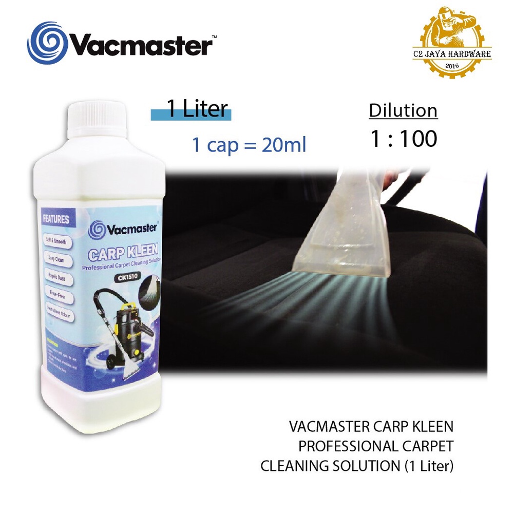 VACMASTER CARP KLEEN CARPET CLEANING SOLUTION carpet shampoo sofa
