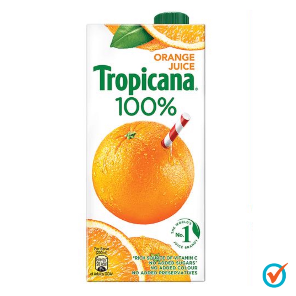Tropicana 100 Orange Juice 1L Shopee Malaysia