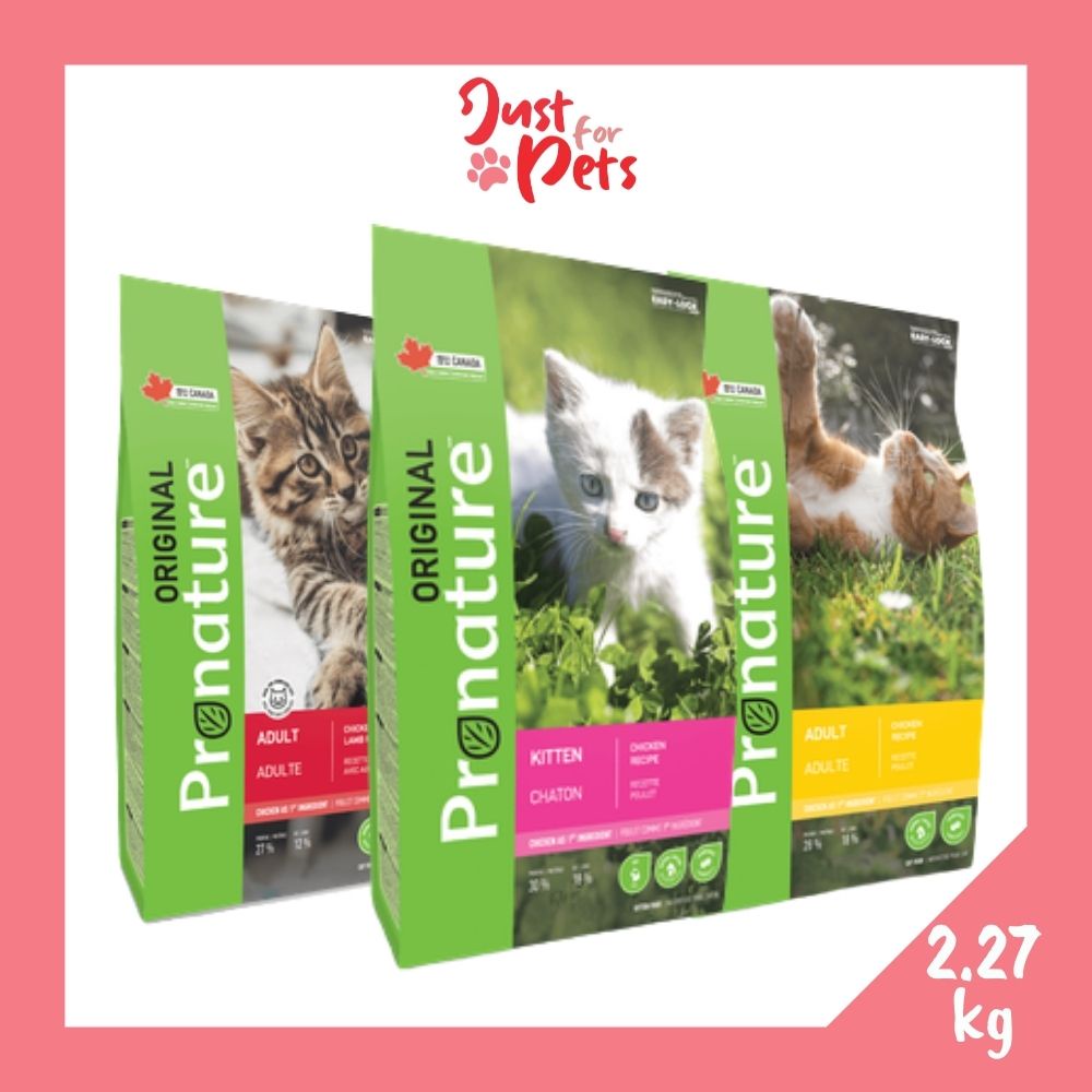 EXP APRIL 2023 Pronature Cat Original 2.27KG Dry Cat Food (Chicken