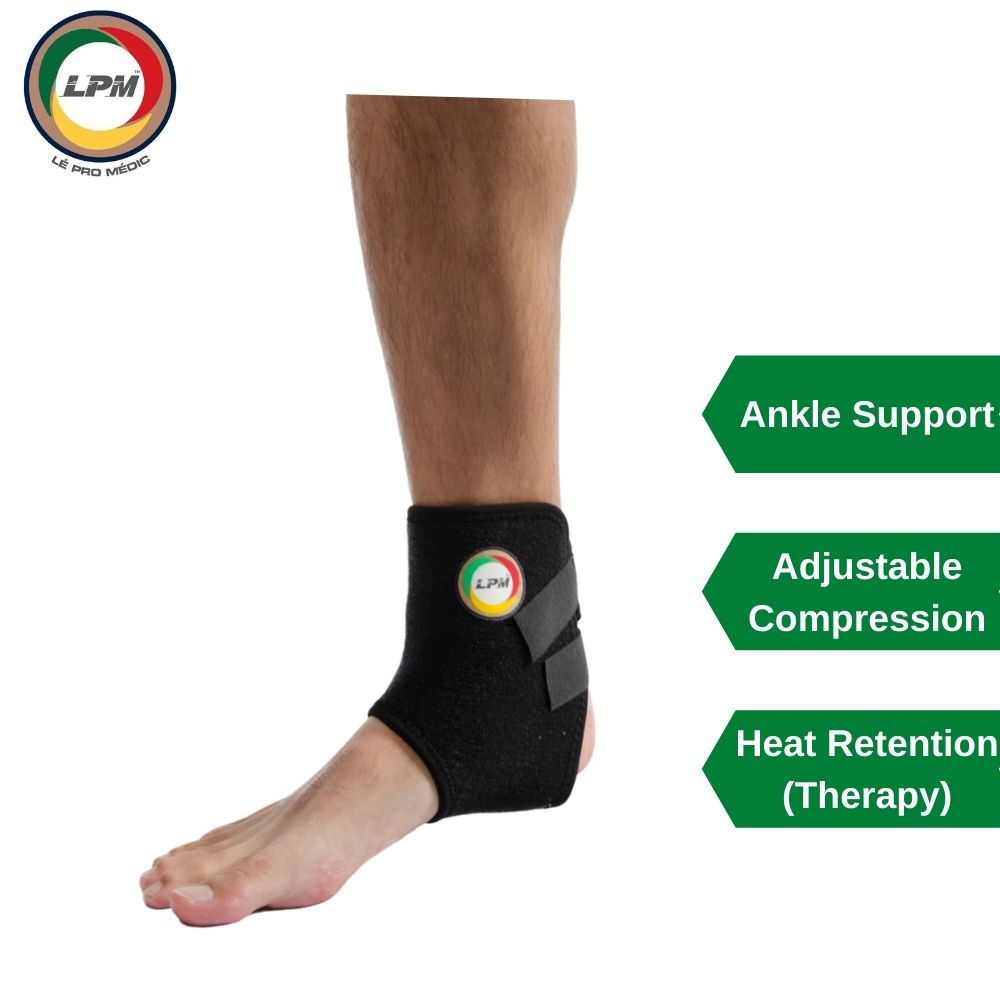 LPM Ankle Support 768 Adjustable Ankle Guard for Sprained Ankle