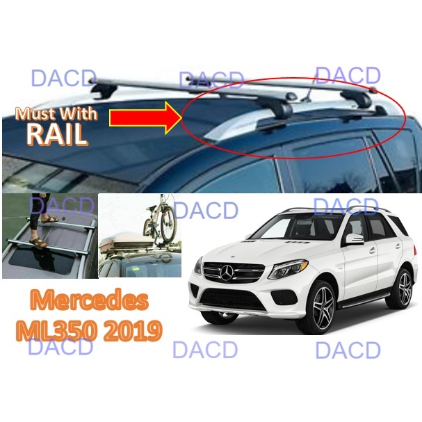 Mercedes ML350 2019 New Aluminium universal roof carrier Cross Bar Roof