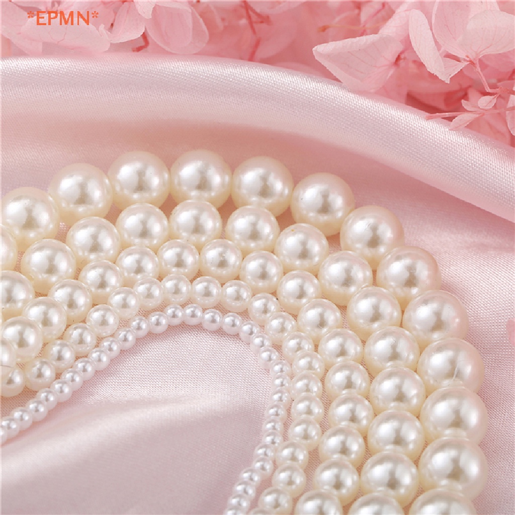 EPMN> Trendy Wedding Big Pearl Necklace For Women Fashion Imitation