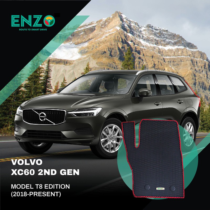 Volvo XC60 2nd Gen T8 Edition Enzo Customised Car Mat Shopee Malaysia