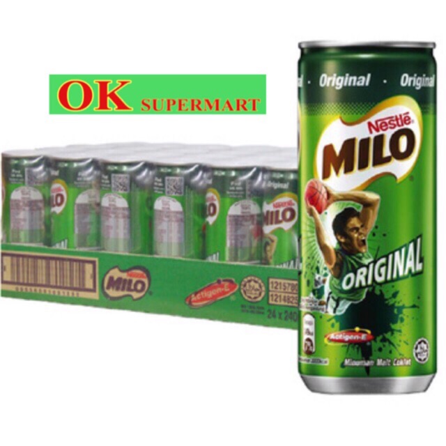 MILO Can Original 24 X 240ml Shopee Malaysia