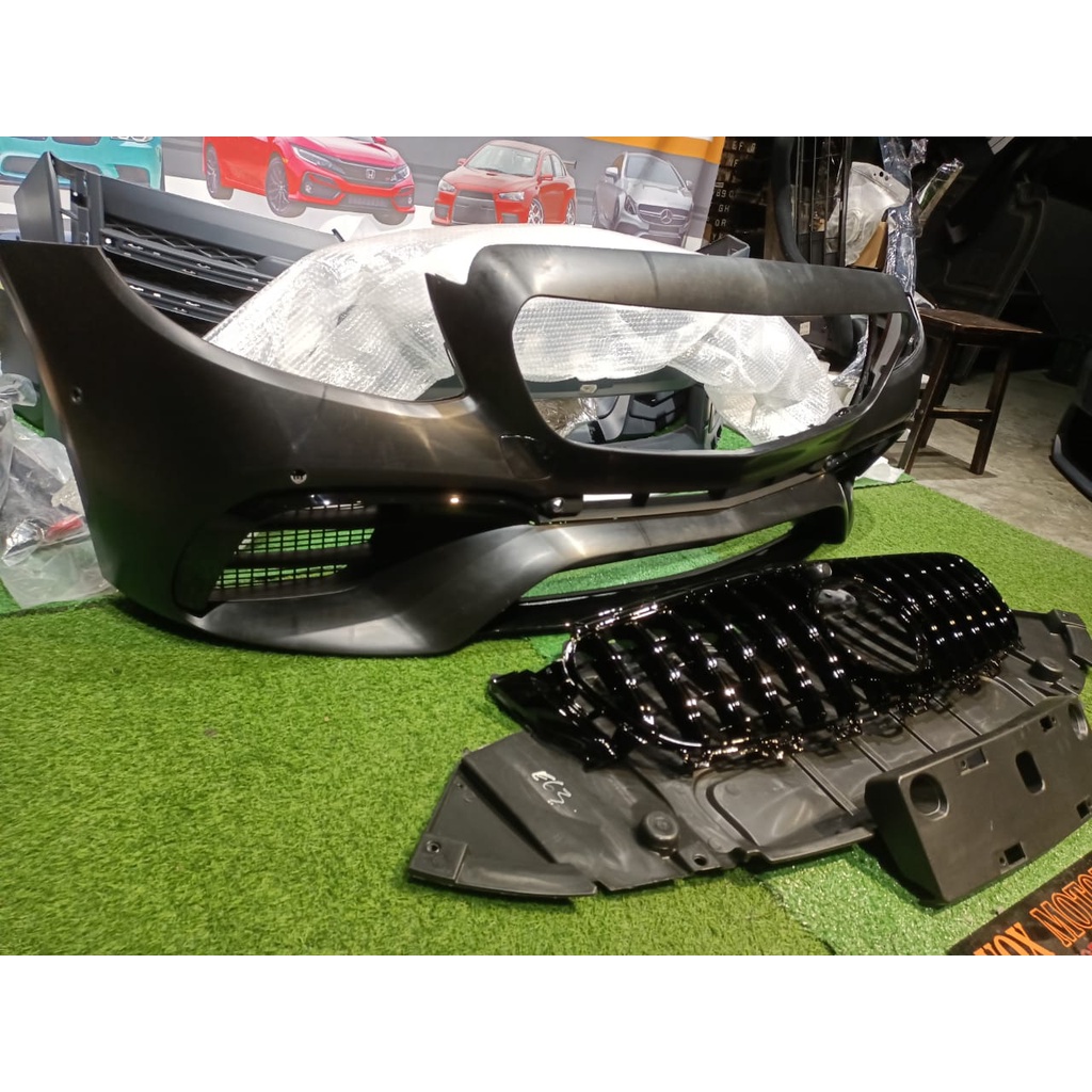 1mercedes benz w213 e class front bumper depan e63 pp material fit for