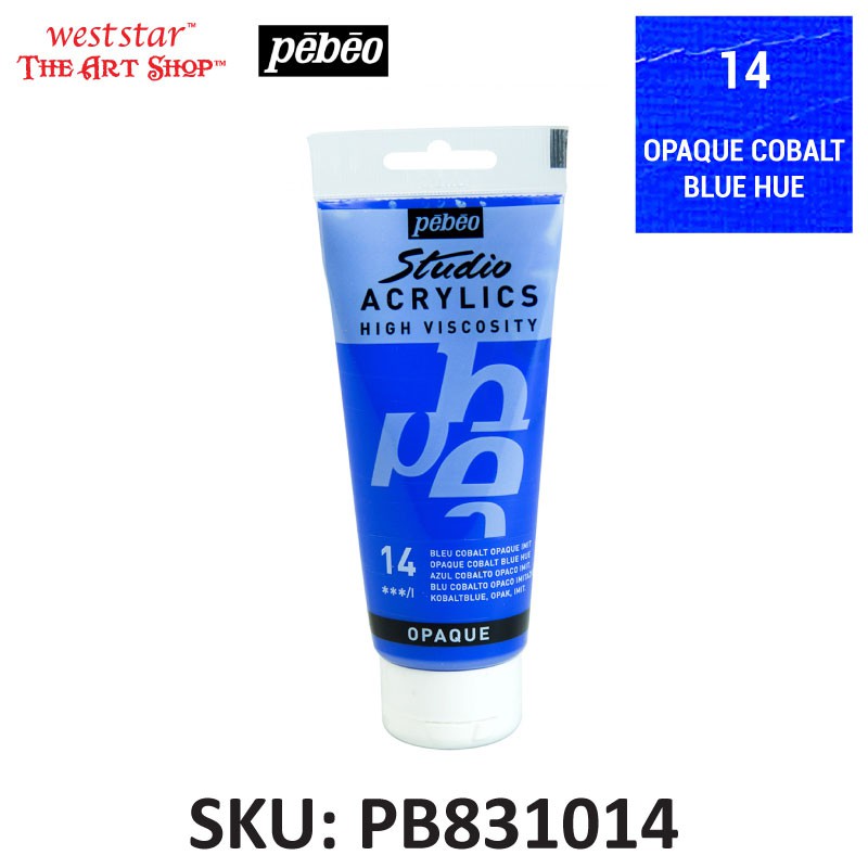 [WESTSTAR] PEBEO Studio Acrylic Paint 100ml Fine Acrylic Colour Non