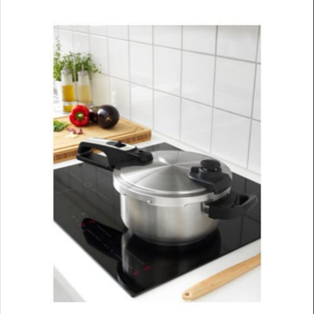 Ready stock! IKEA vardesatta pressure cooker 4l stainless steel periuk
