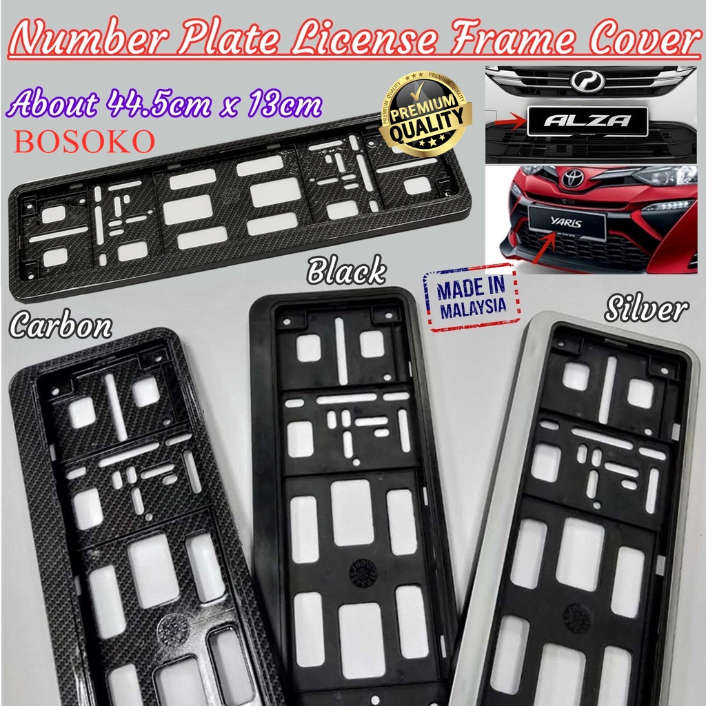 Number Plate License Frame Cover / License Plate / Number Plate