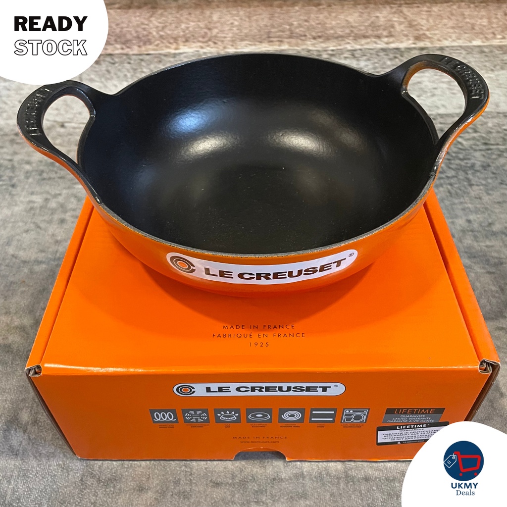 Le Creuset Cast Iron Balti Dish 24 cm (Cerise/Volcanic/Satin Black