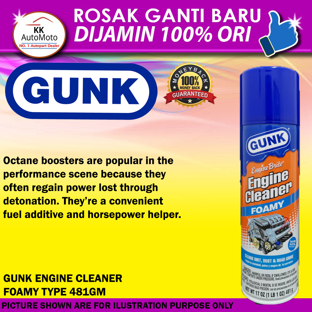 Gunk Foamy Engine Cleaner / Degreaser 481g Shopee Malaysia