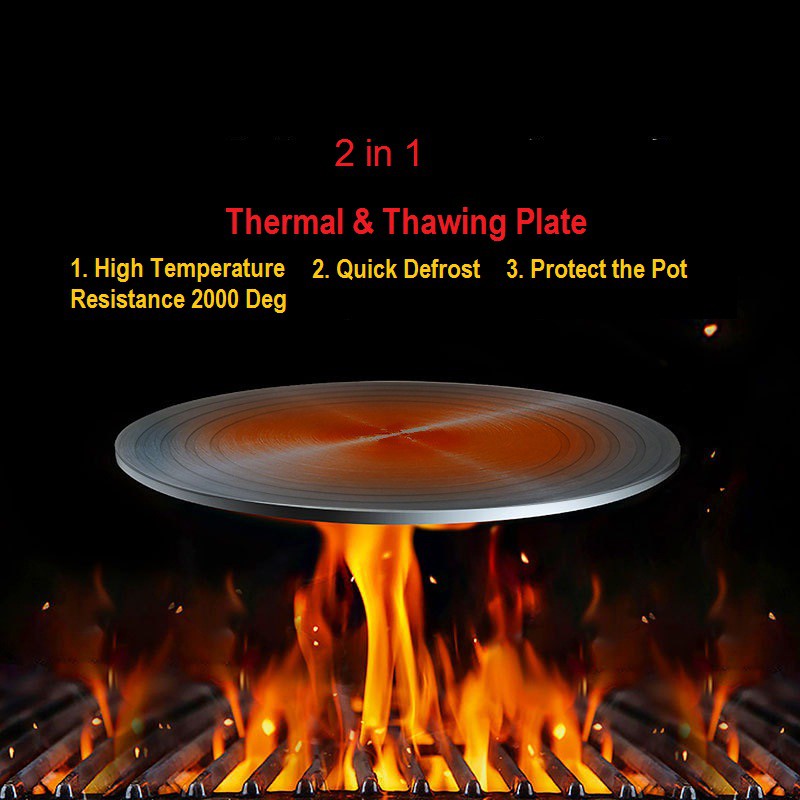 Gas stove heat conduction plate 4mm household pot bottom gas heat transfer plate quick thawing