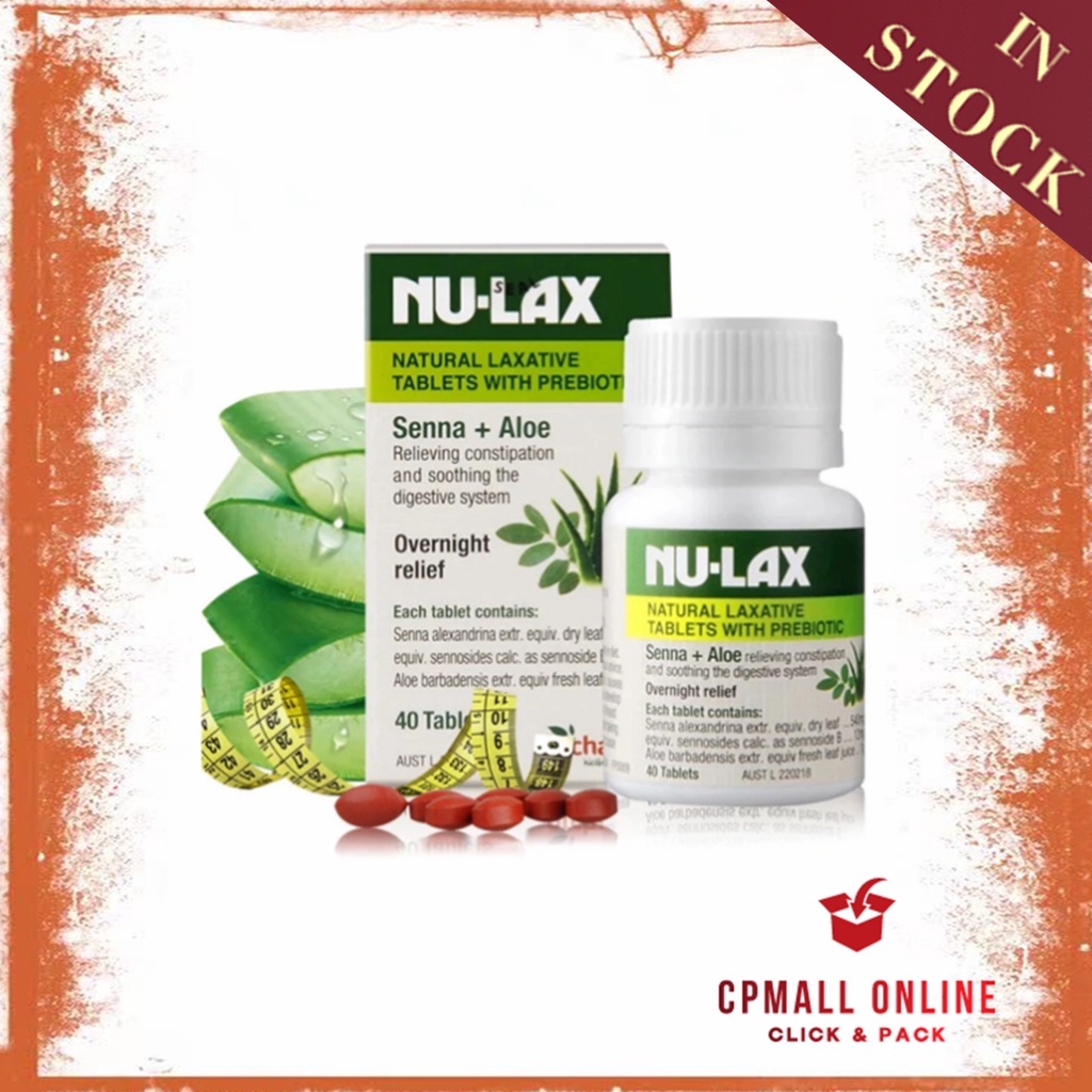 [Expiry Date 06/2025] Nulax Natural 天然通便秘 Laxative Tablets With