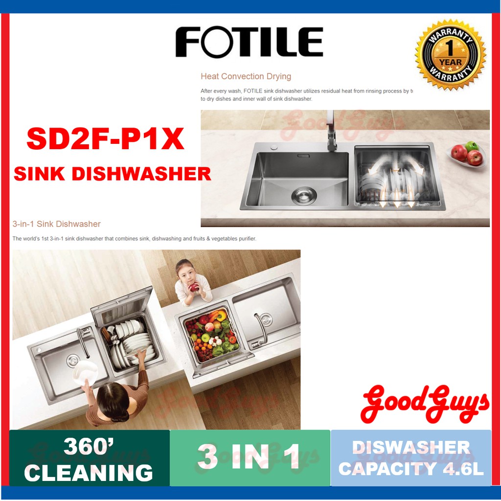 SD2FP3 2in1 InSink Dishwasher Now Available At Lowe's , 41 OFF
