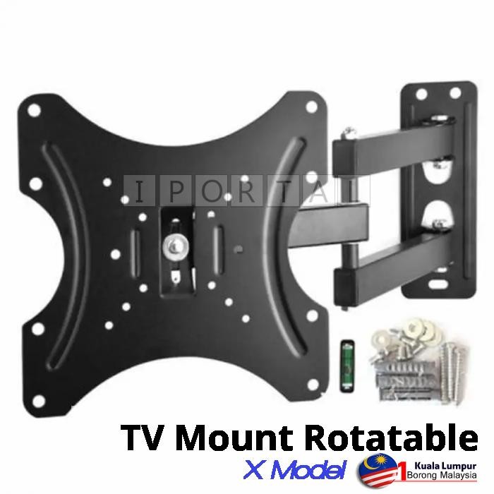 TV Holder WALL MOUNT X Adjustable for LCD LED 14 42 inch Sizse Shopee Malaysia