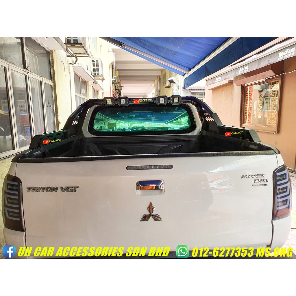 Nissan Navara NP300 / D40 Force Roll Bar 4WD Sport Bar With 4LED Light