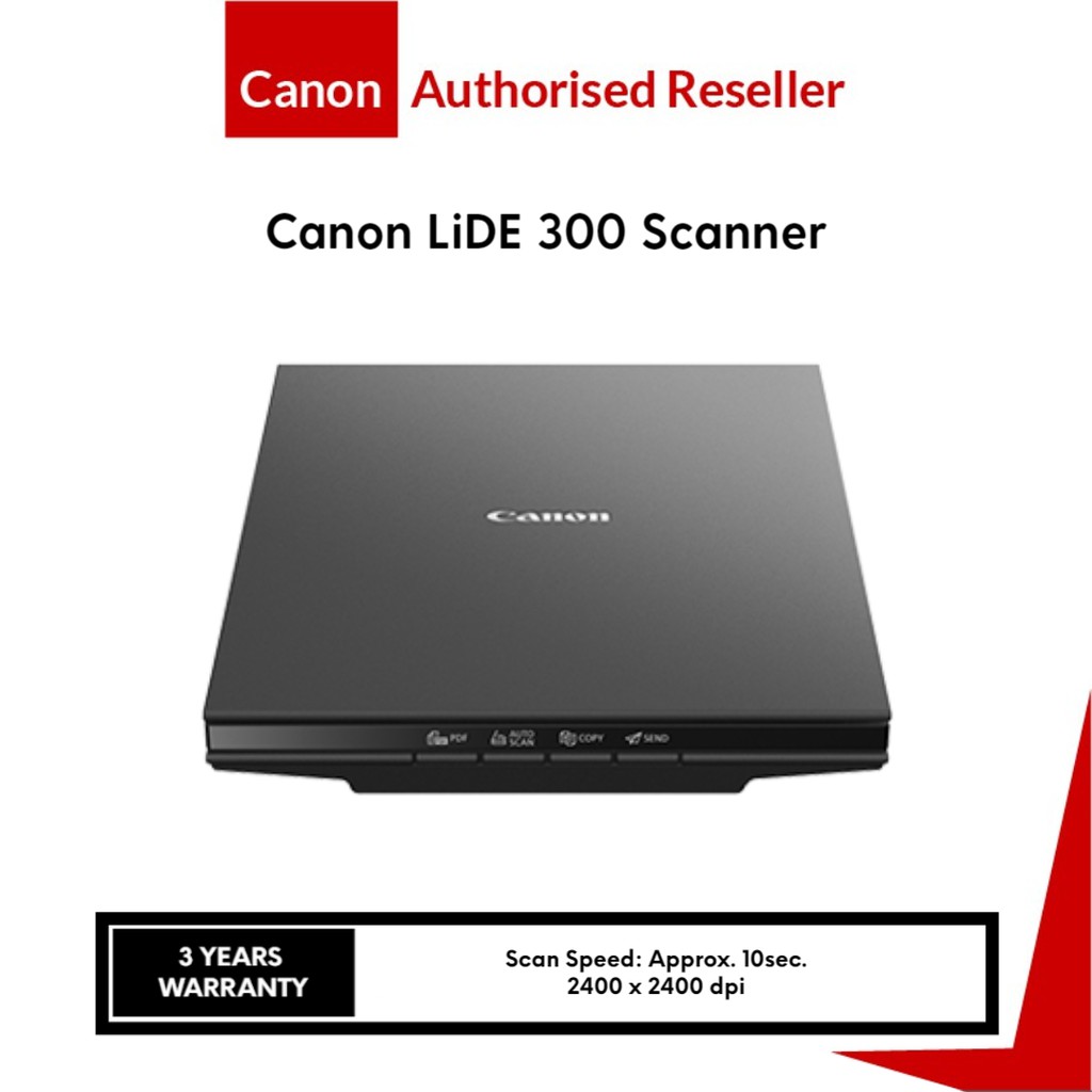 Canon LiDE 300/ Lide 400 Fast and Compact Flatbed Scanner Shopee Malaysia