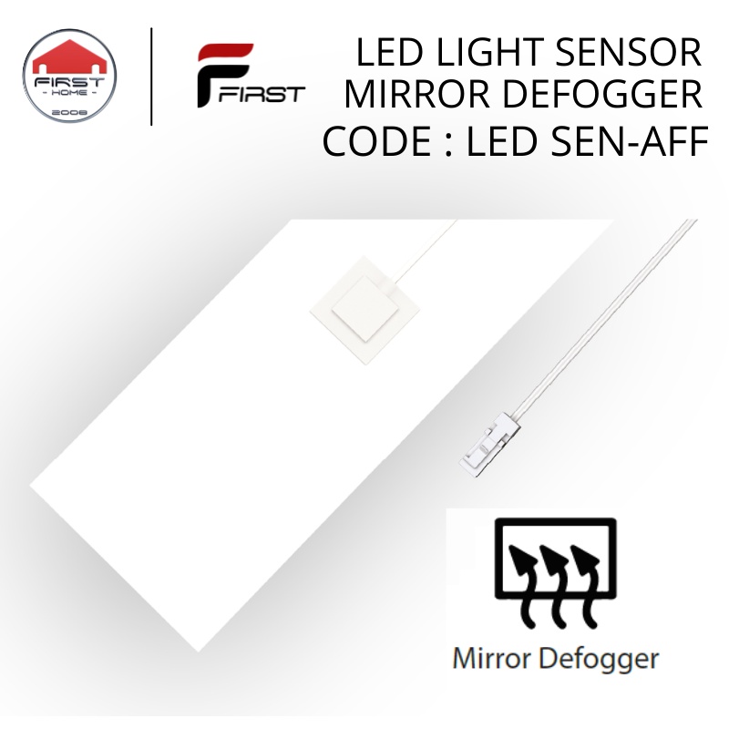 Bathroom Mirror Defogger Heating Pad Steam Free Demister Defroster Anti