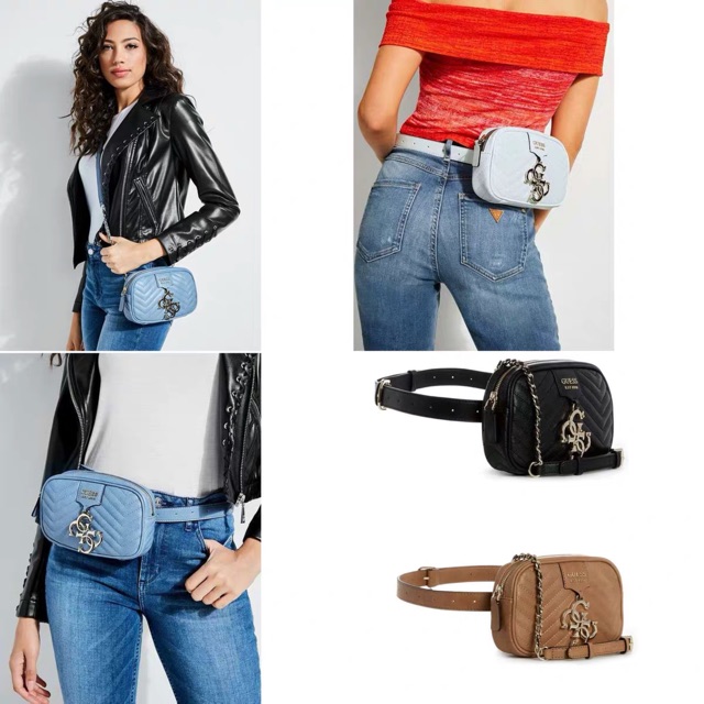 Guess Women Sling Bag/ Belt Bag ( 2 in 1 ) Shopee Malaysia