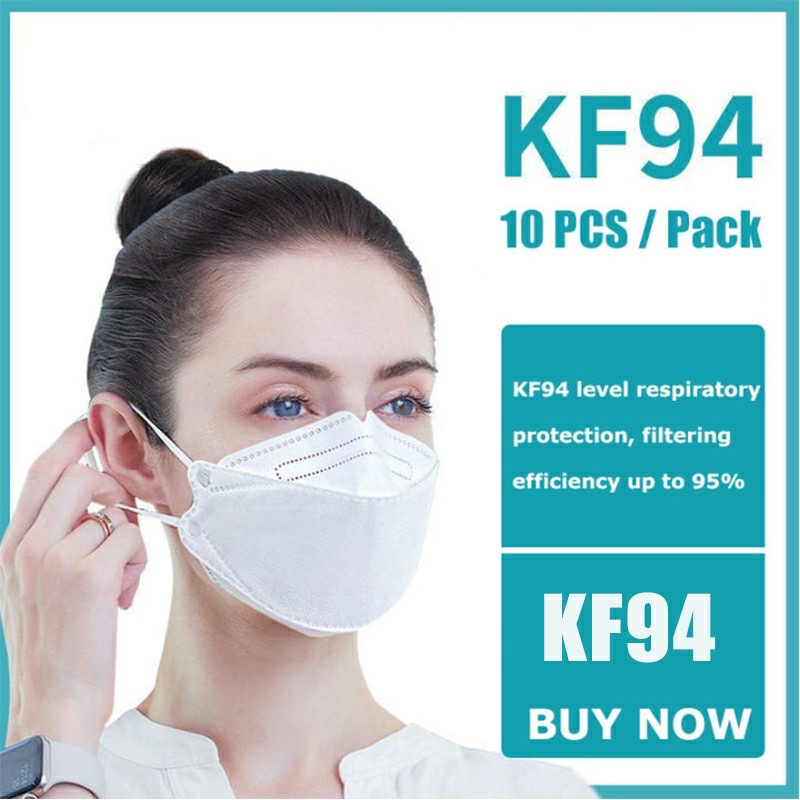 [READY STOCK] 🔥10pc KF94🔥4ply KF94 face mask. Cheapest KF94 mask Korea Facemask. Individual Pack
