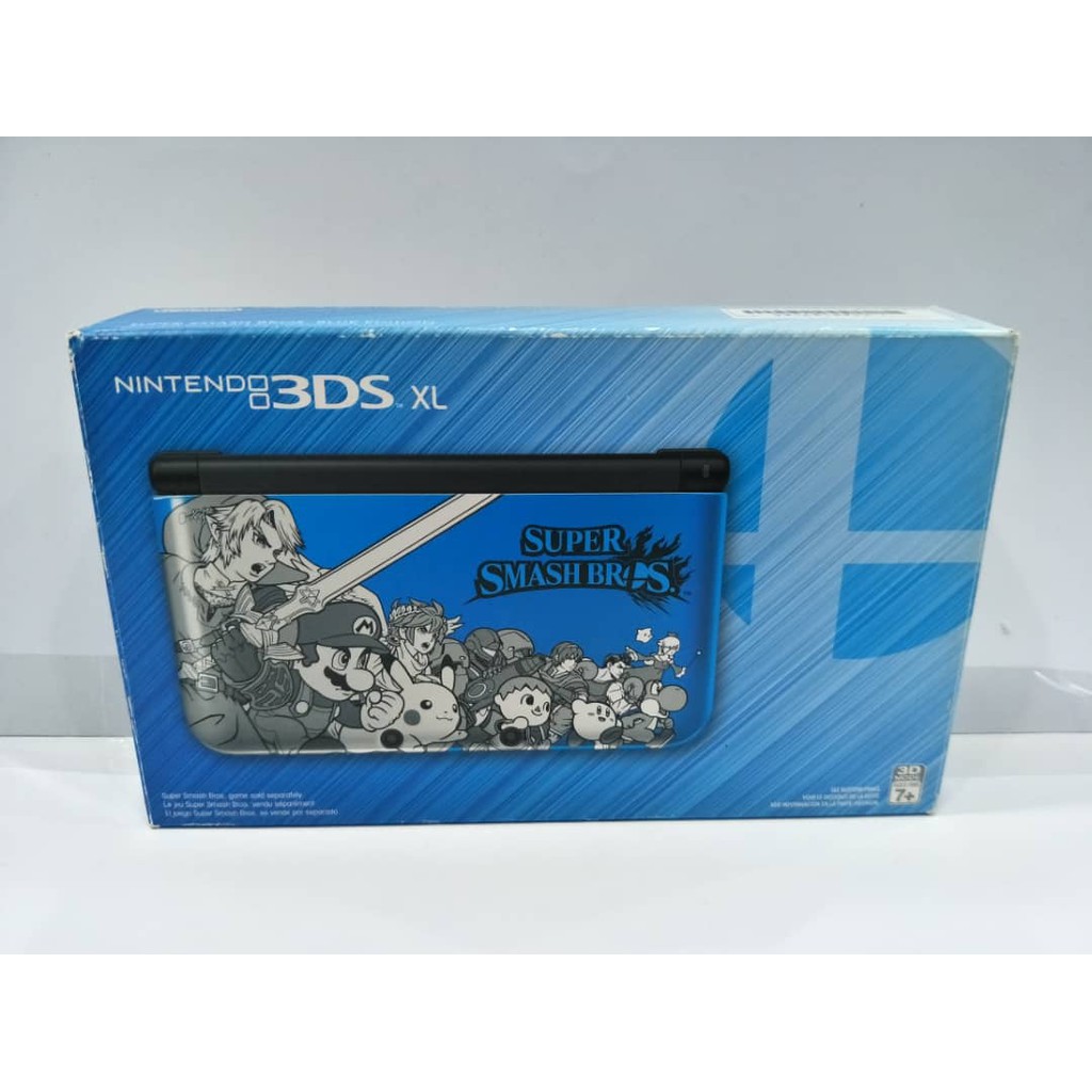 Nintendo 3DS XL Super Smash Bros Blue Limited Edition Console (US)(NEW