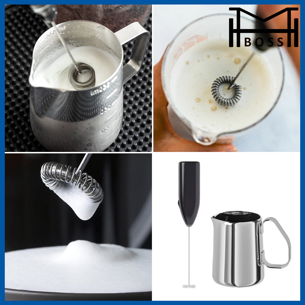 SPIN MILK FROTHER EGG BEATER BLACK PEMBUIH SUSU MILKFROTHER FROTHES