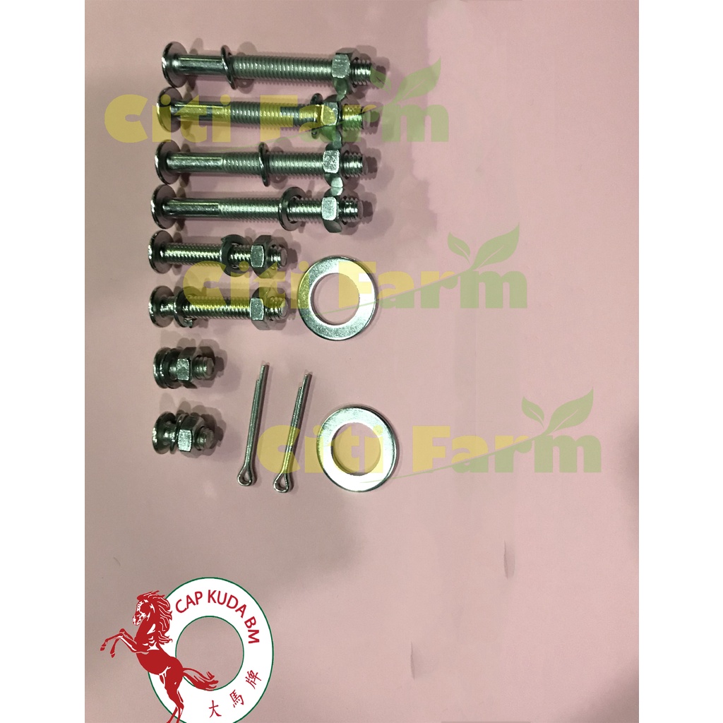Spare part Kereta Sorong PRESTAR Bolt, Nut, Shaft Shopee Malaysia