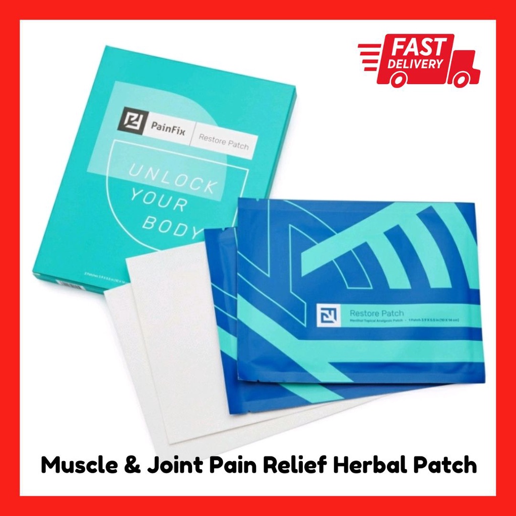 PAINFIX RESTORE PATCHES FOR MUSCLE & JOINT PAIN RELIEF, KNEE & BACKPAIN