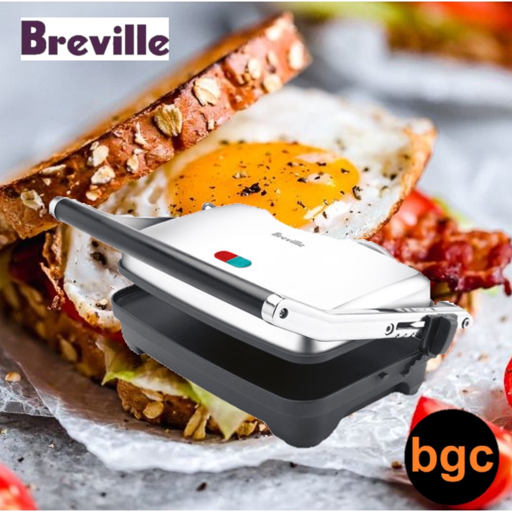 Breville The Toast and Melt Sandwich Press Brushed Stainless Steel