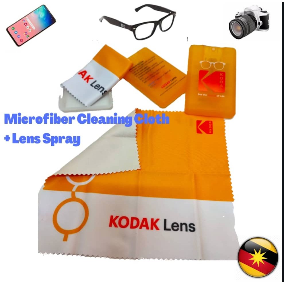 Kodak Lens Spray High Quality Kodak Microfiber Cleaning Cloth with Lens