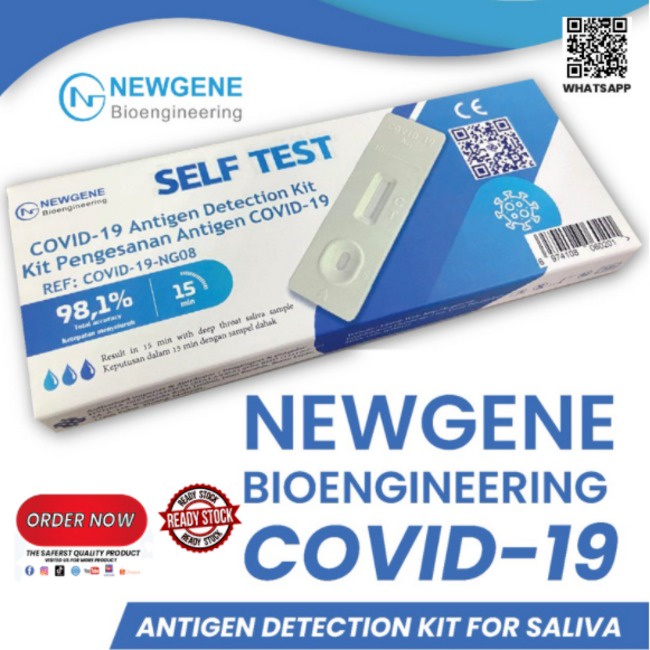 NewGene/HGIA 2in1 Saliva&Nasal Covid Test Kit Single Pack Shopee Malaysia