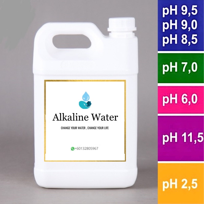 (LOWEST PRICE) Ionized Air Alkaline Kangn Water Air Alkali 5 Litre pH