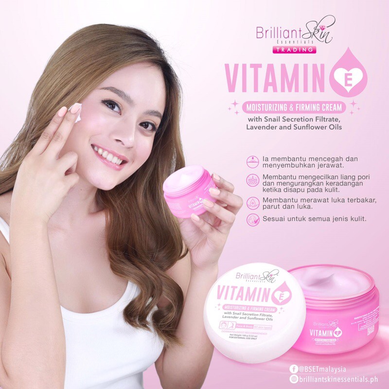 BRILIANT VITAMIN E MOISTURIZER (ori) Shopee Malaysia